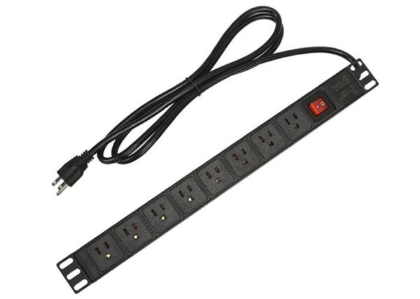 Cheap NEMA 5 - 15P Plug PDU Power Distribution Unit 100 - 125 V Power Socket for sale