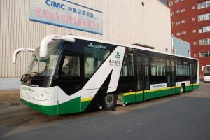 Quality Anti - Slip Low Floor Tarmac Coach Apron Bus With IATA Standard wholesale