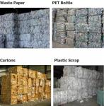 Horizontal waste paper baler Carton Balers Pressing Machine/Waste Cardboard