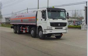 Quality 26 CBM Oil Tank Truck , Computer Refueling Mobile Fuel Trucks Oil Tanker wholesale