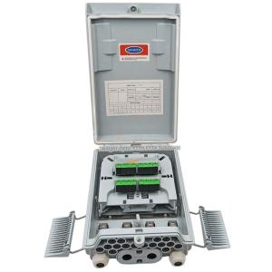 Quality SM / MM Fiber Optic Splitter Box Light Grey 1x8 PLC Splitter wholesale