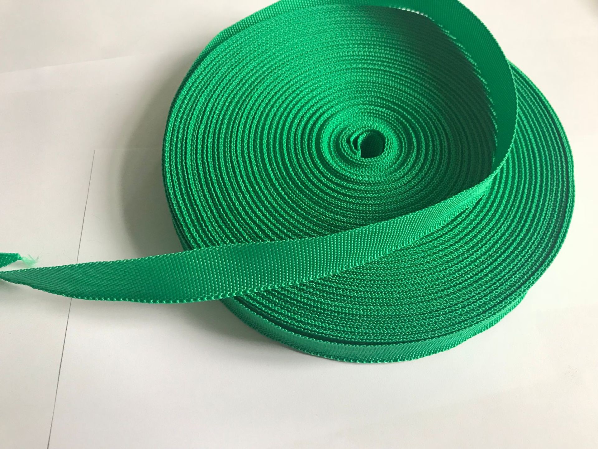 Blue UV Resistant Polypropylene Webbing Green UHMWPE Webbing