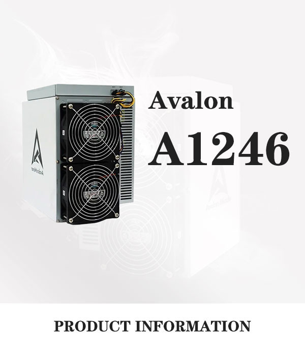 90T 38J/T Canaan Avalonminer A1246 Cryptocurrency BTC BCH Evaluation