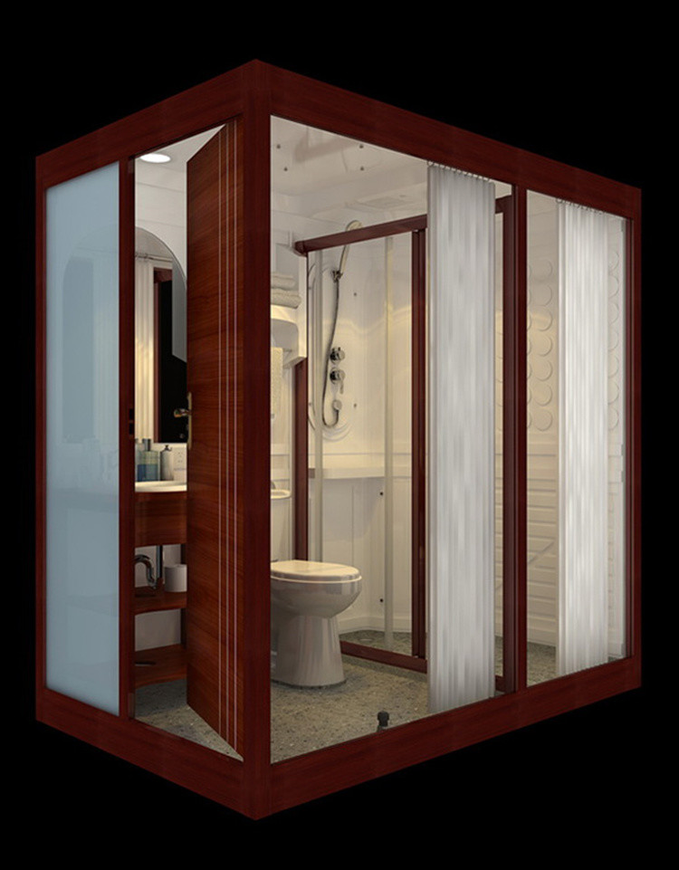 integrated bathroom suit/unit/room/cabin
