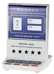 Quality Bank 4 Evaluation Keys Rating Display Customer Feedback Terminal wholesale