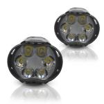 18W Spot Outside 6LED Motorcycle Auxiliary Lights