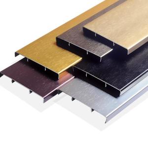 Quality Skirting Line Wardrobe Aluminium Profile Floor Wall Decor wholesale