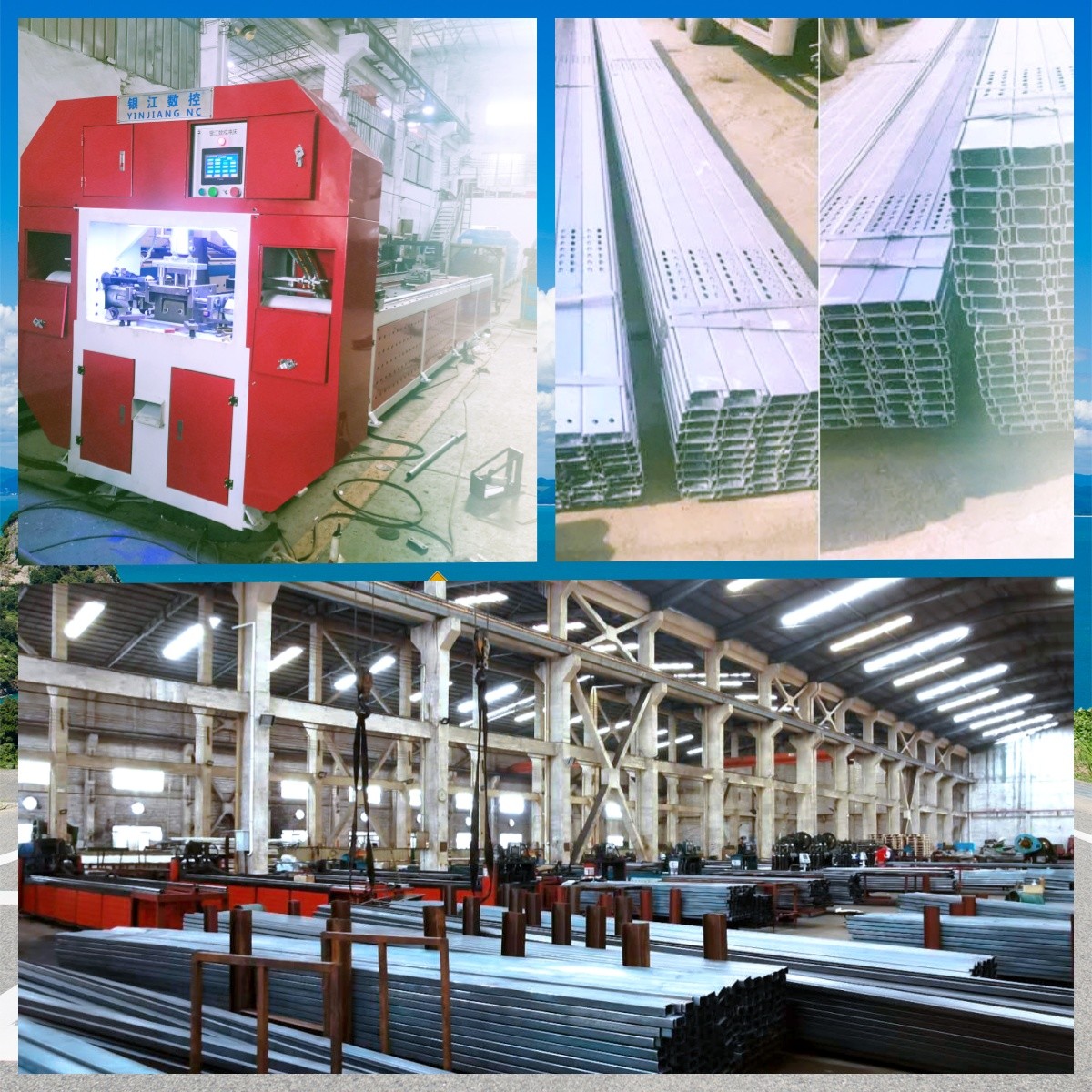 Durable Metal Solar Powered Punching Machine High Efficiency