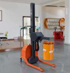 Dc Motor Semi Electric Pneumatic Roll Turner Stacker With 12v/120ah Battery For