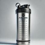 500/750ML Easy To Carry Silver Custom Stainless Steel Protein Shaker Bottle