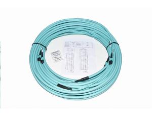 Quality 24 Fiber 100G OM4 MTP/MPO Backbone Trunk Cable Patch Cords wholesale