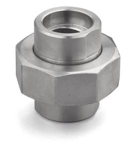 China 3000lbs 6000lbs High Pressure Forged Steel Pipe Fittings Union A105 Pipe Fitting Carbon Steel Pipe Fitting on sale