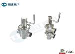 Food Industry Stainless Steel Sanitary Valves ANSI 304L DN50 With EPDM Seals