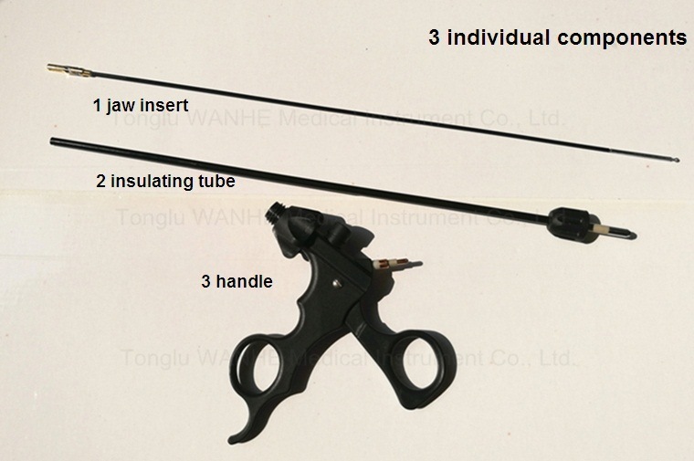 Laparoscopic Instruments Gold-Plated Bipolar Coagulating Forceps