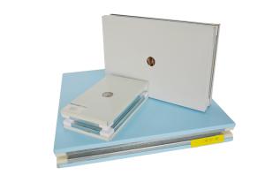 Quality Environmentally Friendly Aluminum / Paper Honeycomb Cleanroom Panels For LAB wholesale