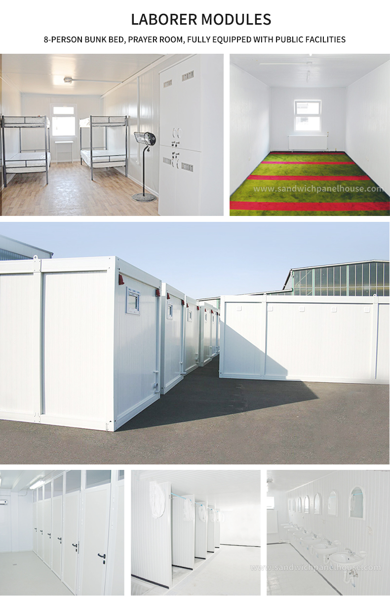 Prefabricated Temporary Toilet Cabin With Bathroom Public Use Eco Friendly