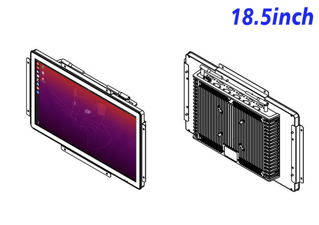 18.5-Inch Linux Display for Medical Devices and Public Terminals