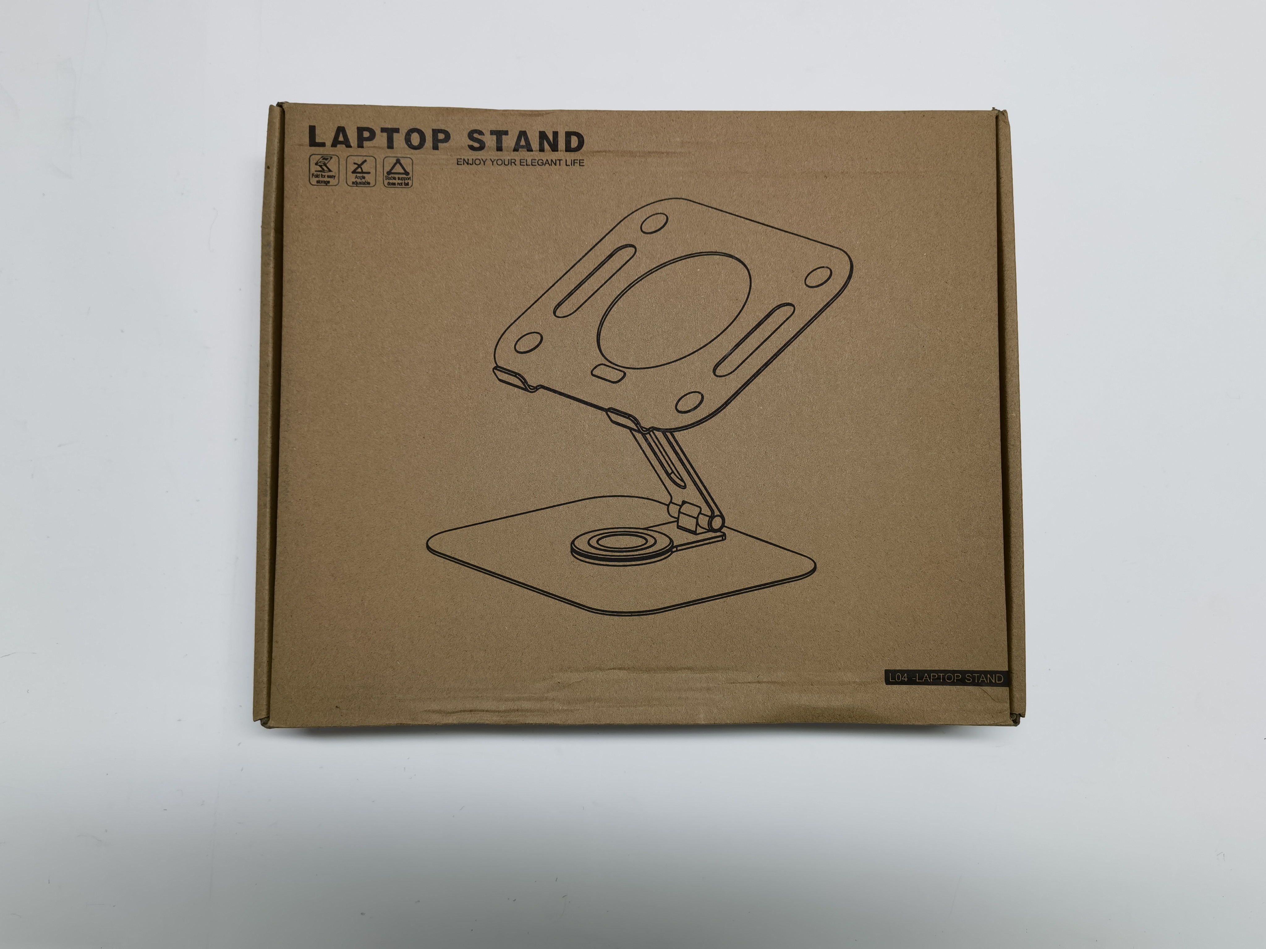 Beautiful Design Aluminum Alloy Material Tablet Stand in Modern 18*16*4.2cm with Stylish