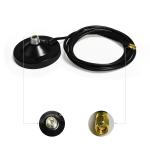 Indoor Stand Using Portable Base Fiberglass Antenna Magnetic Base with RG58