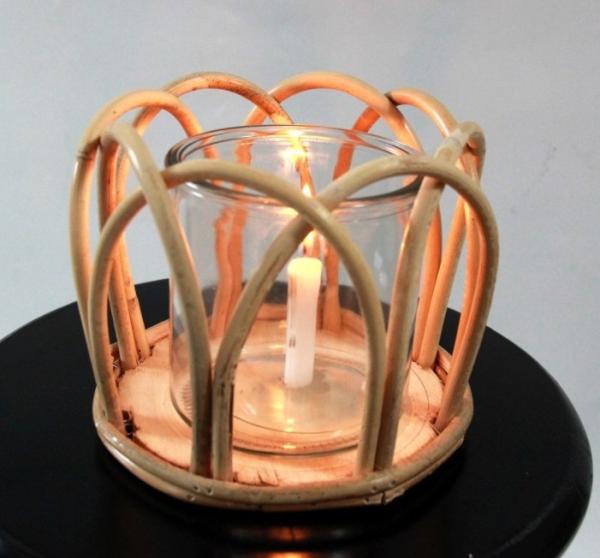 Hot Sale Led Lantern Indoor And Outdoor Decoration Natural Handmade Rattan Weave