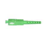 SC / APC Singlemode 9 / 125 Fiber Optics Connectors
