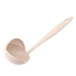 2 In 1 Long Handle Soup Spoon Sustainable Plastic