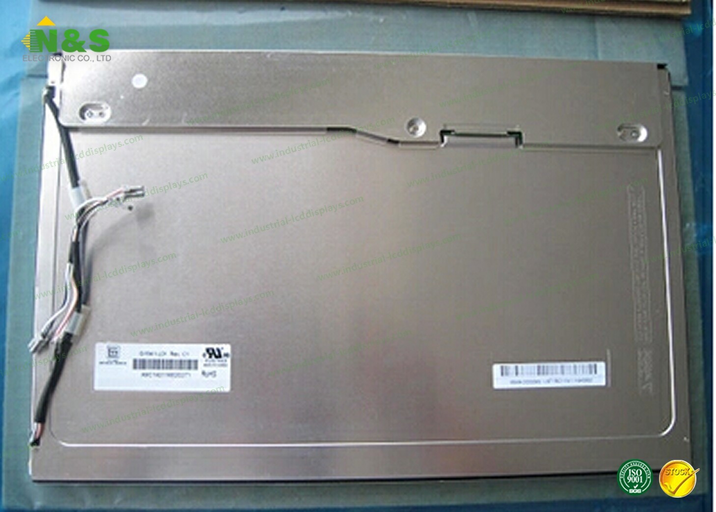 98 PPI 15.4 Inch Innolux LCD Panel G154I1-L01 Aluminum Front Bezel For Portable DVD