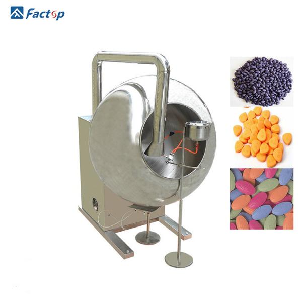 BY-1250 Auto Spray Candy Coating Equipment 28r/Min Speed Tablet Pill Coating