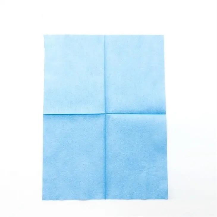 Durable Reusable Blue Industrial Paper Towels , Automobile Industrial Wiping Paper