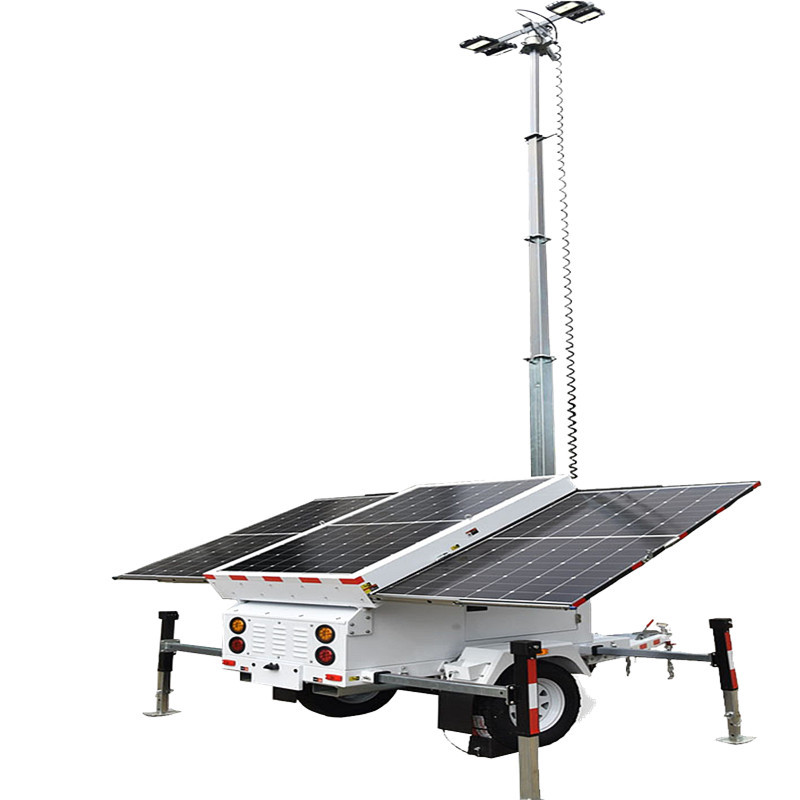 Solar Light Tower Working Temperature -20℃-50℃ Emergency Light Tower LED Light Tower