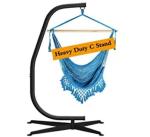 Portable Iron Stand Garden Hammock Chair Swing Weight Capacity 260KGS Easy to