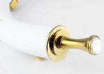Bathroom Single Handle Bathroom Faucet White Resin Coated Finishing Taps