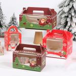 Customized Printed Holiday Bakery Boxes For Christmas Cupcake Pastry
