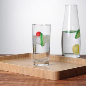 Quality 16oz Straight Sided Cocktail Glasses 100% Machine Made Decal Printing Logo wholesale