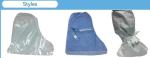 Waterproof green disposable PE shoe cover plastic overshoes,Hospital Using