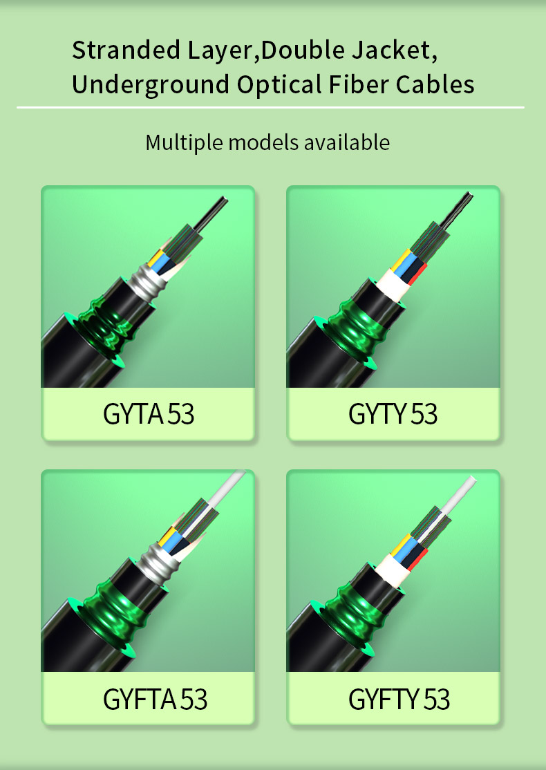 Stranded Loose Tube Armoured Outdoor Cable G652D G657A1 G657A2