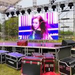 Outdoor P3.91 P4.81 LED Video Wall 500x500 Alumnim And Iron Cabinet