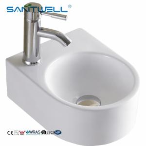 Quality Above Counter Basin White Color top modern lavamanos hand wash ceramic basin bathroom sink art basin wholesale