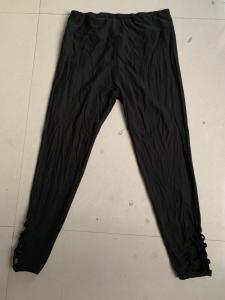 Quality Stockpapa Black Yoga Athletic Wear Ladies Yoga Jeggings 10% Spandex wholesale