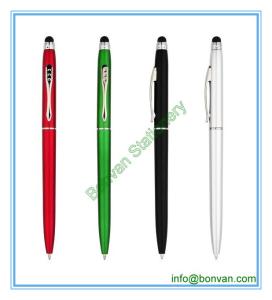 Quality plastic promotional stylus pen,plastic stylus ball pen wholesale