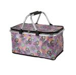 35L Large Picnic Basket Shopping Travel Camping Grocery Bags 2 Layers of
