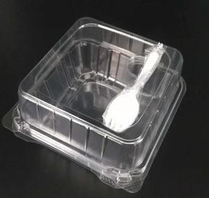 Quality Transparent 145x138x84mm Disposable Plastic Meal Tray wholesale