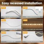 Exterior Waterproof 12/24V Silicone LED Light Strip For Home Decor Neon LED