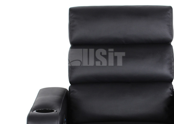 Custom 700mm Luxury Electric Recliner Chair , Electric Lounge Chair Gravity Mechanism