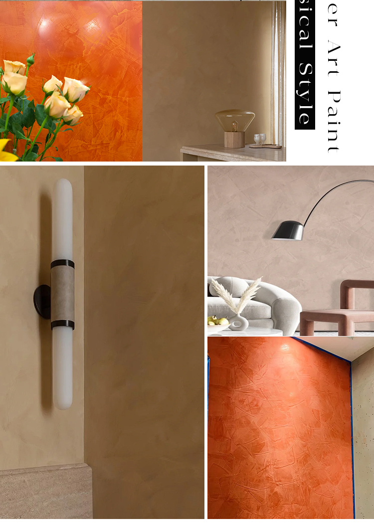 Batch Application Building Coating Thin Stucco Texture Paint for Microcement Surfaces