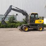 Earthwork Projects Hydraulic Shovel Digger Wheeled Construction Equipment