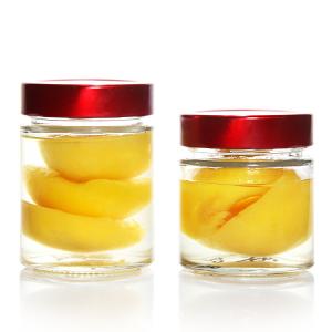 Quality Heat Resistance Round 45ml 5Oz 6Oz 8Oz Hermetic Glass Storage Jar Food Storage With Tinplate Lid wholesale