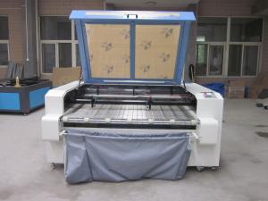 Quality Laser Fabric Cutter CO2 Laser Cutting Engraving Machine , Laser Power 100W wholesale