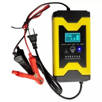 12V 6A Smart Lead Acid Battery Charger Full Automatic Charging Adapter for Car