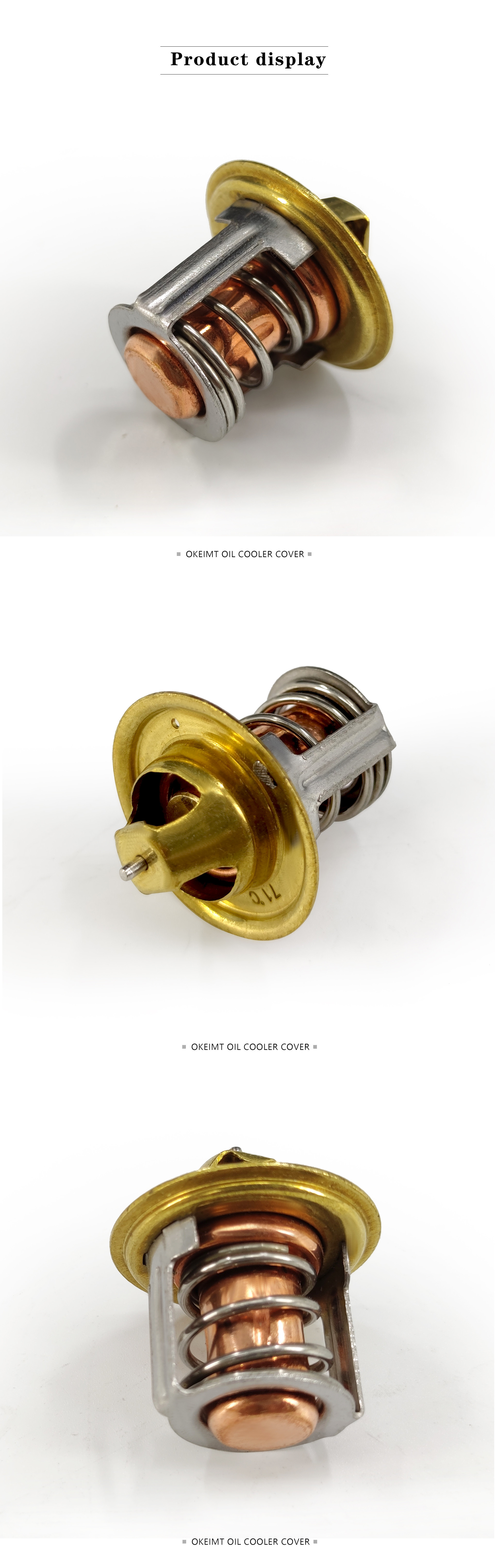 New 71°C Thermostat 1E399-73010 1E39973010 GL11000 For Kubota Engine D722 Z482